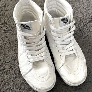 White high top vans